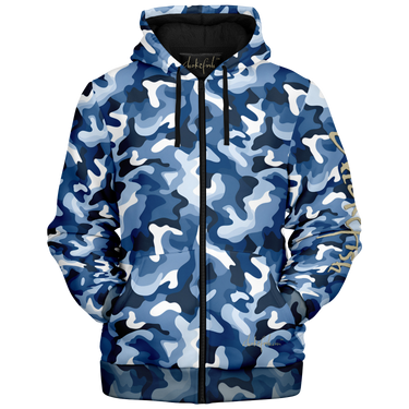 Chokefish™ Microfleece Zip-Up Hoodie Camouflage-005B